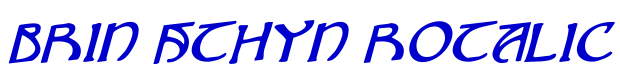 Brin Athyn Rotalic 字体